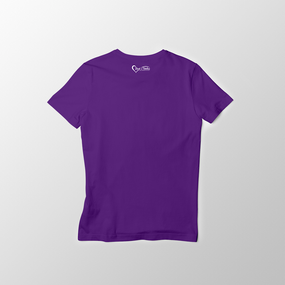 Tričko Život s Béďou zezadu. Tričko Život s Béďou zezadu.